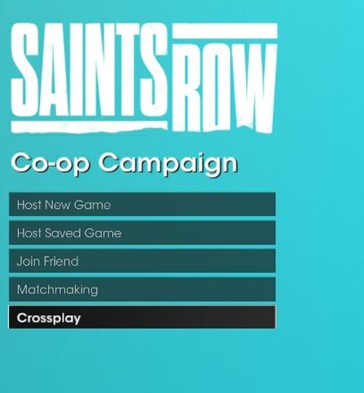 Saints Row Crossplay PLAION Player Support